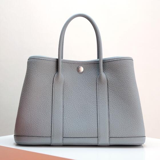 【エルメス HERMES】ガーデンパーティー30 TPM ネゴンダ グリパンタン シルバー金具 (100%マシン)